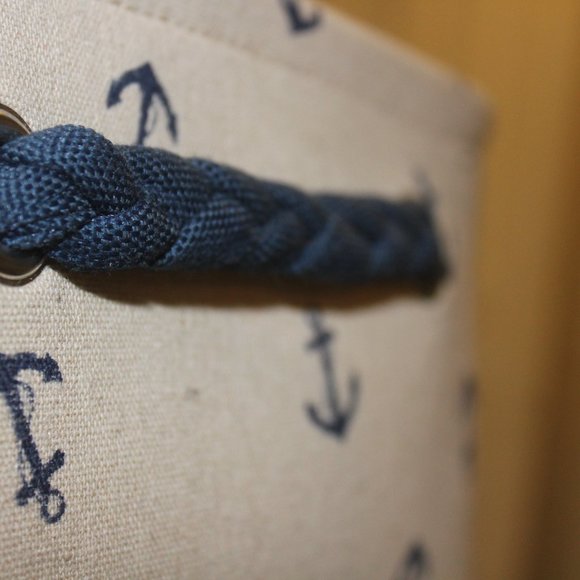 Nautical Fabric Small Anchor Theme Storage Baskets - Picture 12 of 12